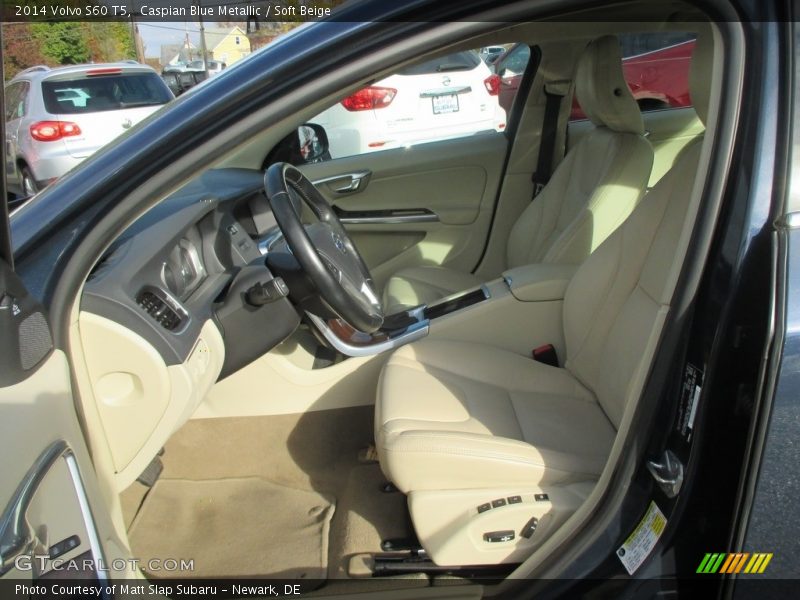 Caspian Blue Metallic / Soft Beige 2014 Volvo S60 T5