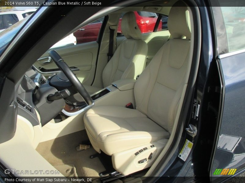 Caspian Blue Metallic / Soft Beige 2014 Volvo S60 T5
