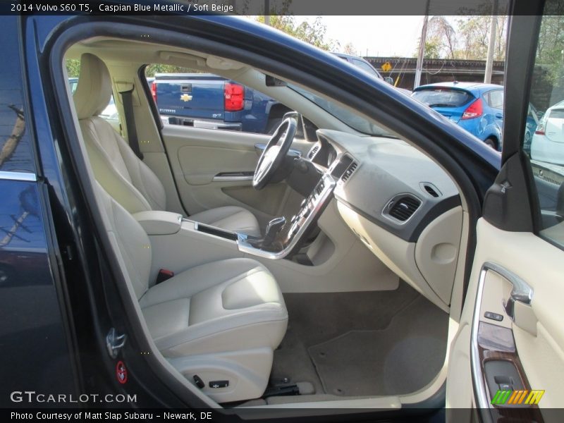 Caspian Blue Metallic / Soft Beige 2014 Volvo S60 T5