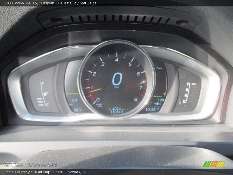 Caspian Blue Metallic / Soft Beige 2014 Volvo S60 T5