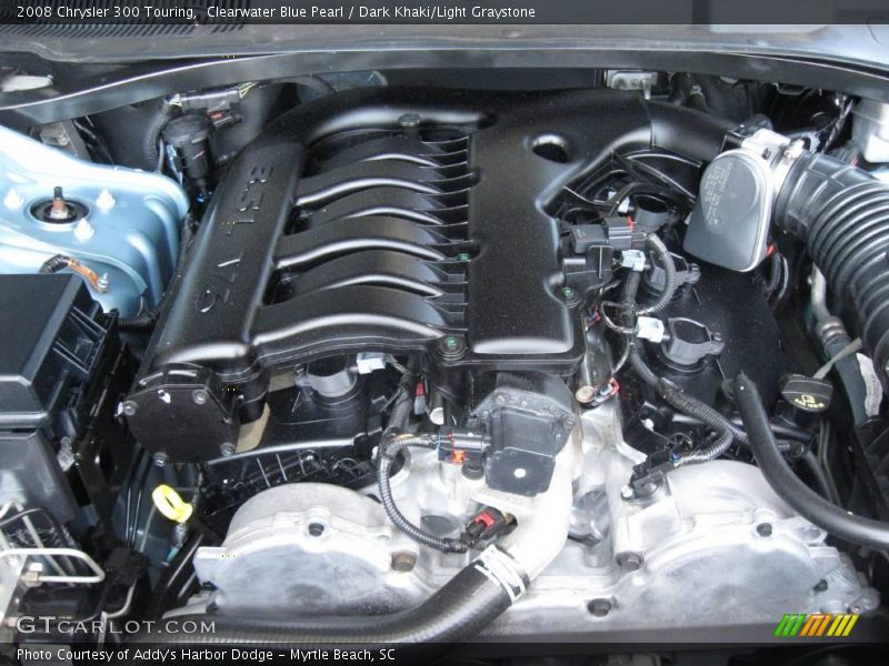 Clearwater Blue Pearl / Dark Khaki/Light Graystone 2008 Chrysler 300 Touring