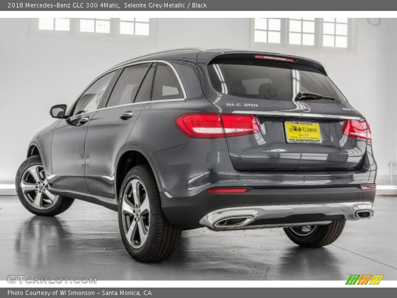 Selenite Grey Metallic / Black 2018 Mercedes-Benz GLC 300 4Matic
