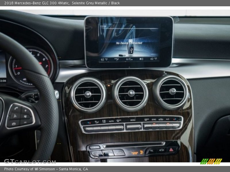 Selenite Grey Metallic / Black 2018 Mercedes-Benz GLC 300 4Matic