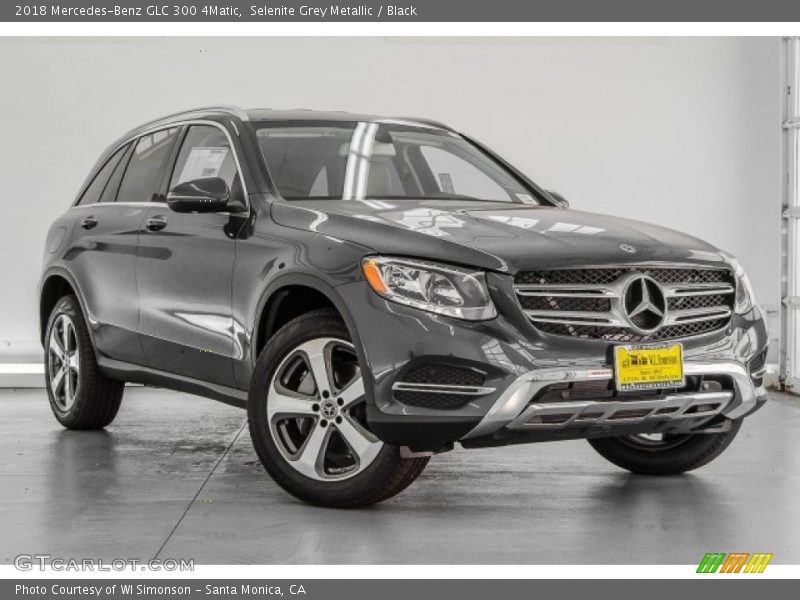 Selenite Grey Metallic / Black 2018 Mercedes-Benz GLC 300 4Matic