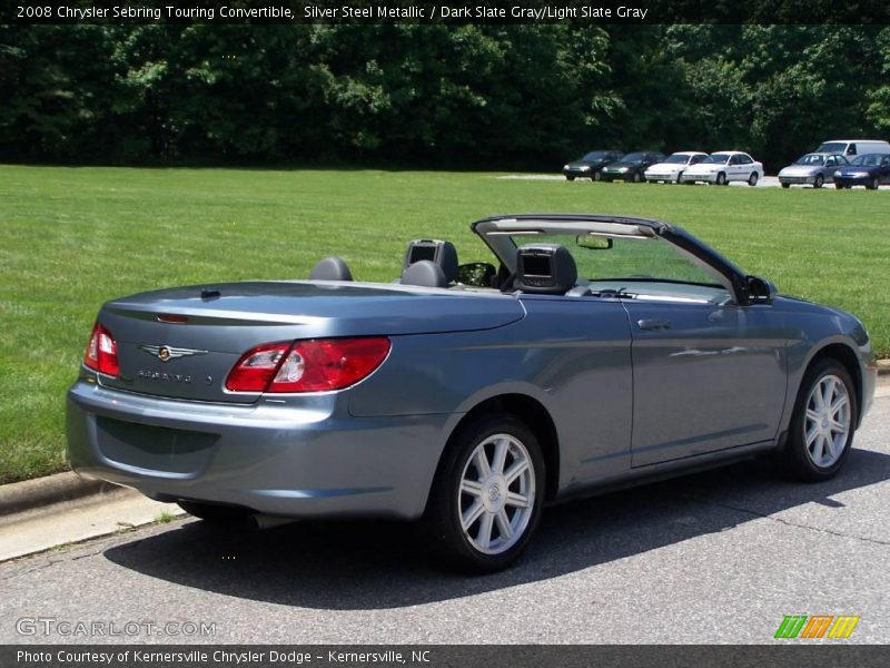 Silver Steel Metallic / Dark Slate Gray/Light Slate Gray 2008 Chrysler Sebring Touring Convertible