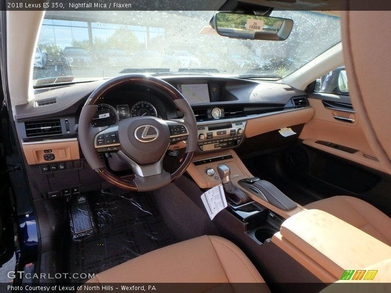 Nightfall Mica / Flaxen 2018 Lexus ES 350