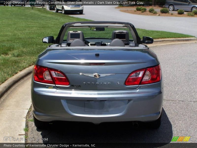 Silver Steel Metallic / Dark Slate Gray/Light Slate Gray 2008 Chrysler Sebring Touring Convertible