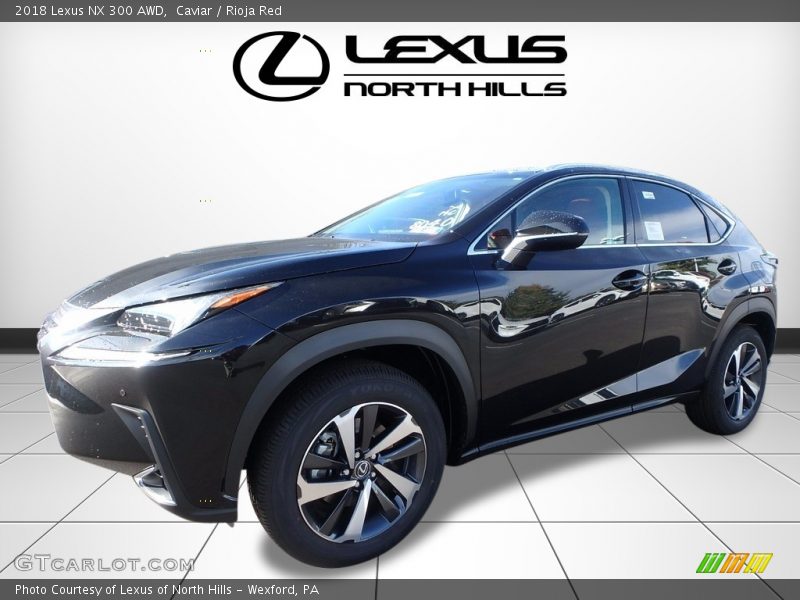 Caviar / Rioja Red 2018 Lexus NX 300 AWD
