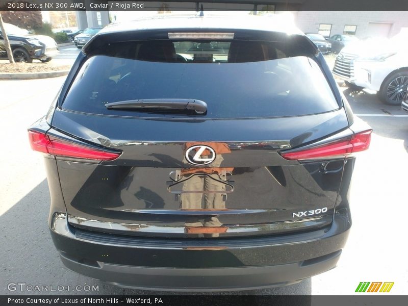 Caviar / Rioja Red 2018 Lexus NX 300 AWD