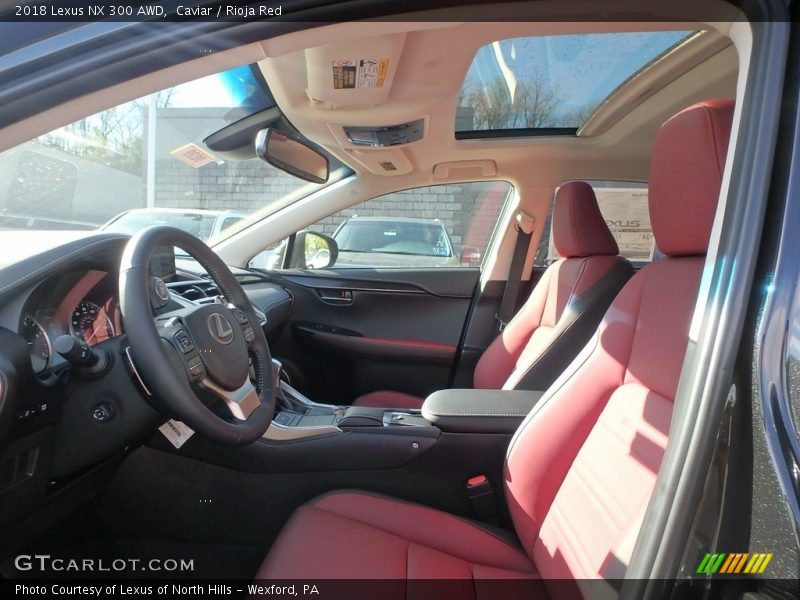 Caviar / Rioja Red 2018 Lexus NX 300 AWD