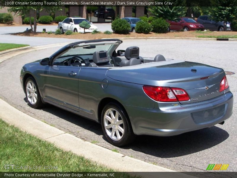 Silver Steel Metallic / Dark Slate Gray/Light Slate Gray 2008 Chrysler Sebring Touring Convertible