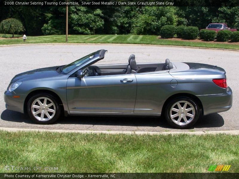 Silver Steel Metallic / Dark Slate Gray/Light Slate Gray 2008 Chrysler Sebring Touring Convertible