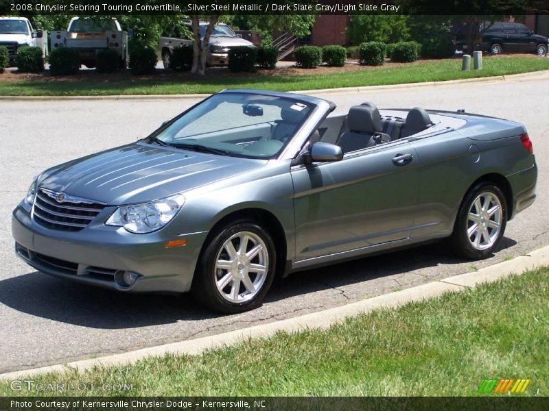 Silver Steel Metallic / Dark Slate Gray/Light Slate Gray 2008 Chrysler Sebring Touring Convertible