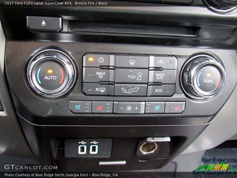 Bronze Fire / Black 2017 Ford F150 Lariat SuperCrew 4X4