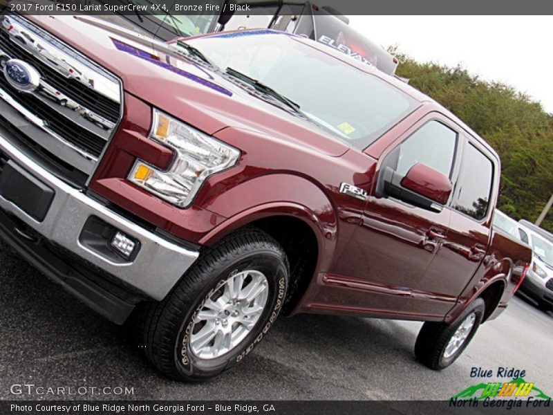 Bronze Fire / Black 2017 Ford F150 Lariat SuperCrew 4X4