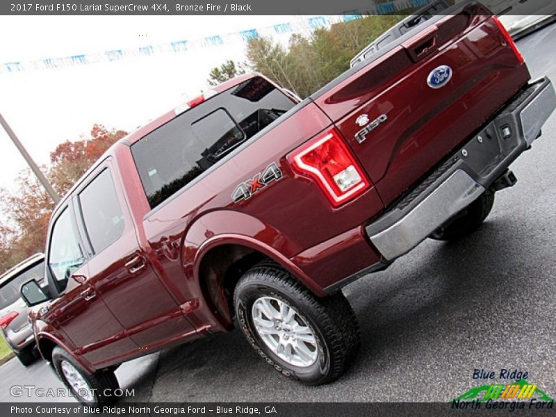Bronze Fire / Black 2017 Ford F150 Lariat SuperCrew 4X4