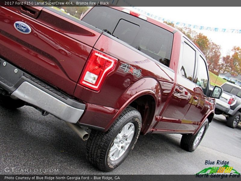 Bronze Fire / Black 2017 Ford F150 Lariat SuperCrew 4X4