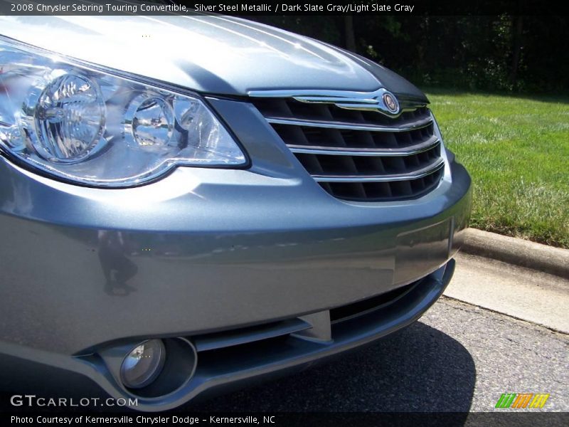 Silver Steel Metallic / Dark Slate Gray/Light Slate Gray 2008 Chrysler Sebring Touring Convertible