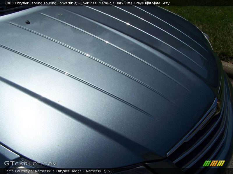Silver Steel Metallic / Dark Slate Gray/Light Slate Gray 2008 Chrysler Sebring Touring Convertible