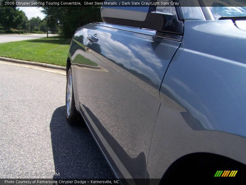 Silver Steel Metallic / Dark Slate Gray/Light Slate Gray 2008 Chrysler Sebring Touring Convertible