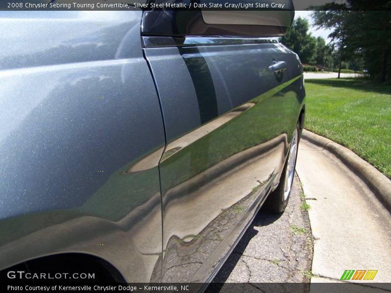 Silver Steel Metallic / Dark Slate Gray/Light Slate Gray 2008 Chrysler Sebring Touring Convertible
