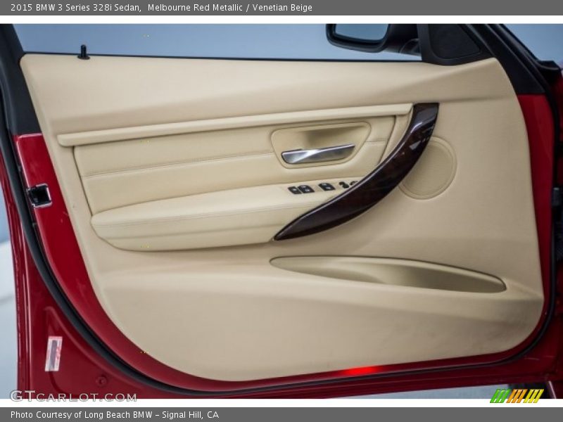 Melbourne Red Metallic / Venetian Beige 2015 BMW 3 Series 328i Sedan