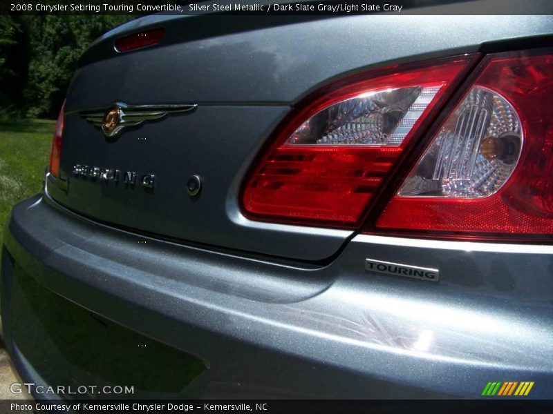 Silver Steel Metallic / Dark Slate Gray/Light Slate Gray 2008 Chrysler Sebring Touring Convertible