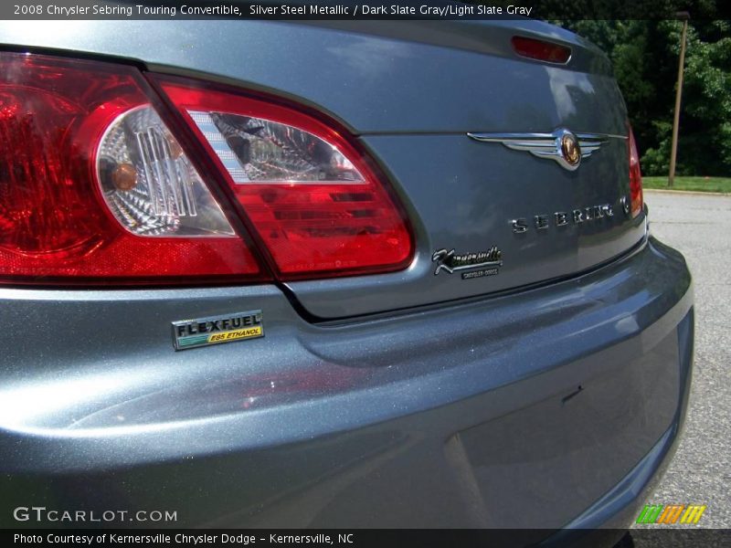 Silver Steel Metallic / Dark Slate Gray/Light Slate Gray 2008 Chrysler Sebring Touring Convertible