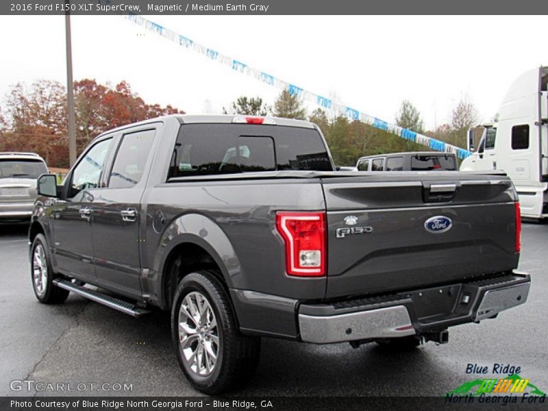 Magnetic / Medium Earth Gray 2016 Ford F150 XLT SuperCrew