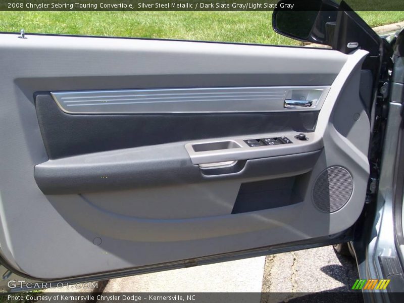 Silver Steel Metallic / Dark Slate Gray/Light Slate Gray 2008 Chrysler Sebring Touring Convertible