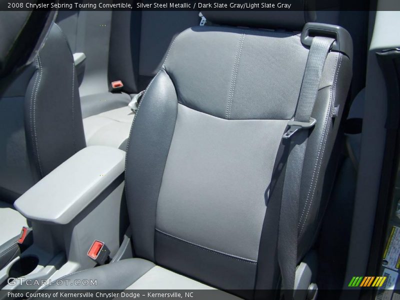 Silver Steel Metallic / Dark Slate Gray/Light Slate Gray 2008 Chrysler Sebring Touring Convertible