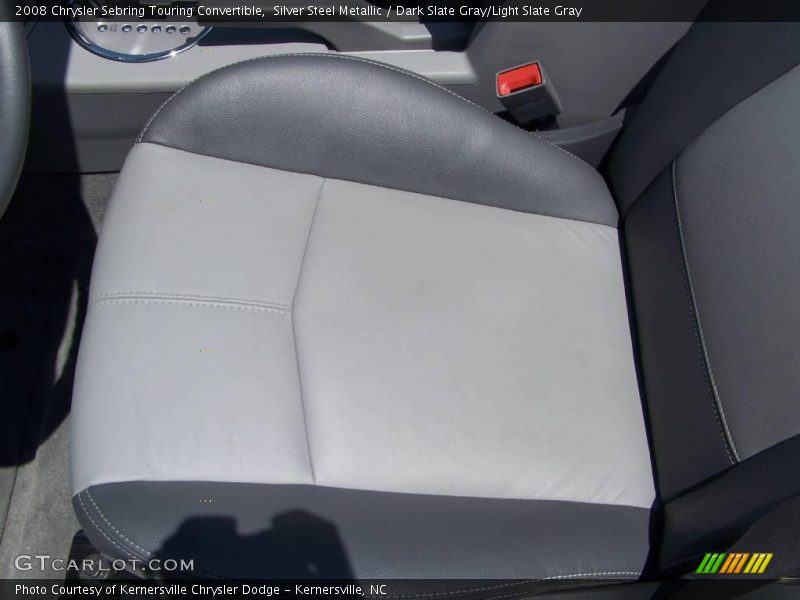 Silver Steel Metallic / Dark Slate Gray/Light Slate Gray 2008 Chrysler Sebring Touring Convertible