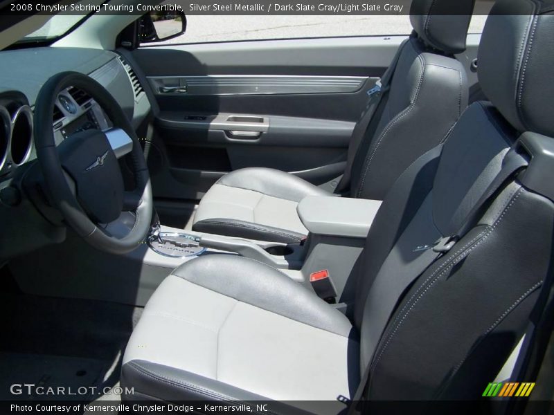Silver Steel Metallic / Dark Slate Gray/Light Slate Gray 2008 Chrysler Sebring Touring Convertible