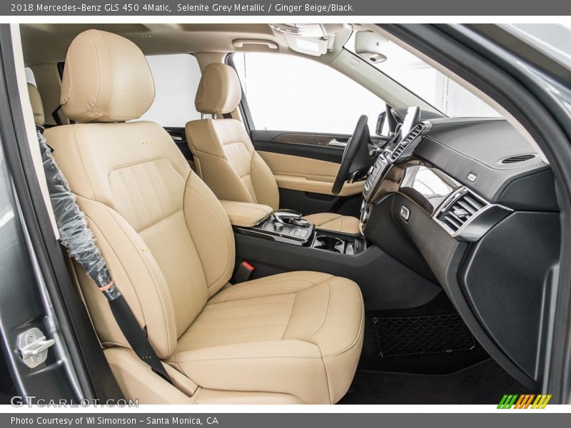 Selenite Grey Metallic / Ginger Beige/Black 2018 Mercedes-Benz GLS 450 4Matic