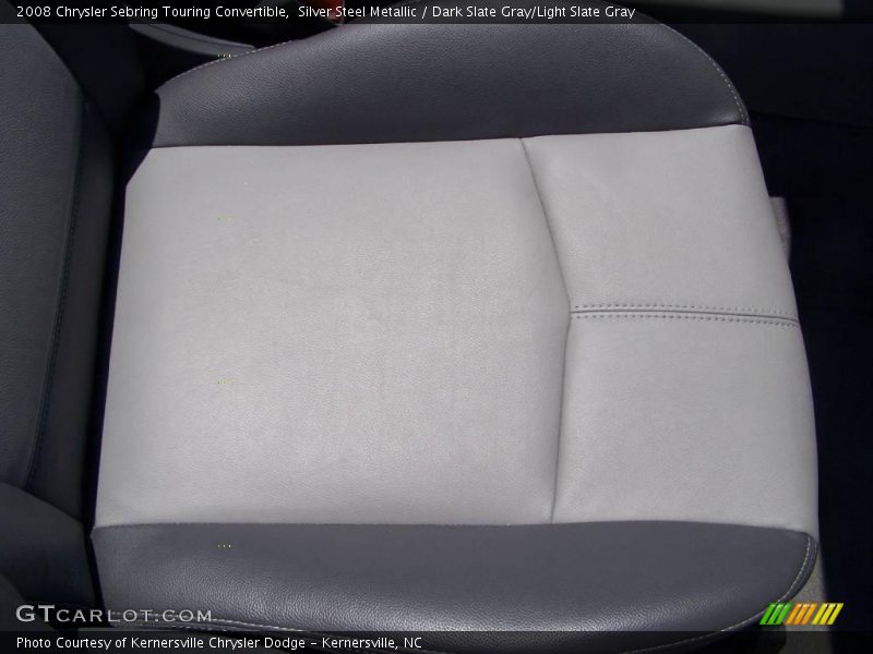 Silver Steel Metallic / Dark Slate Gray/Light Slate Gray 2008 Chrysler Sebring Touring Convertible