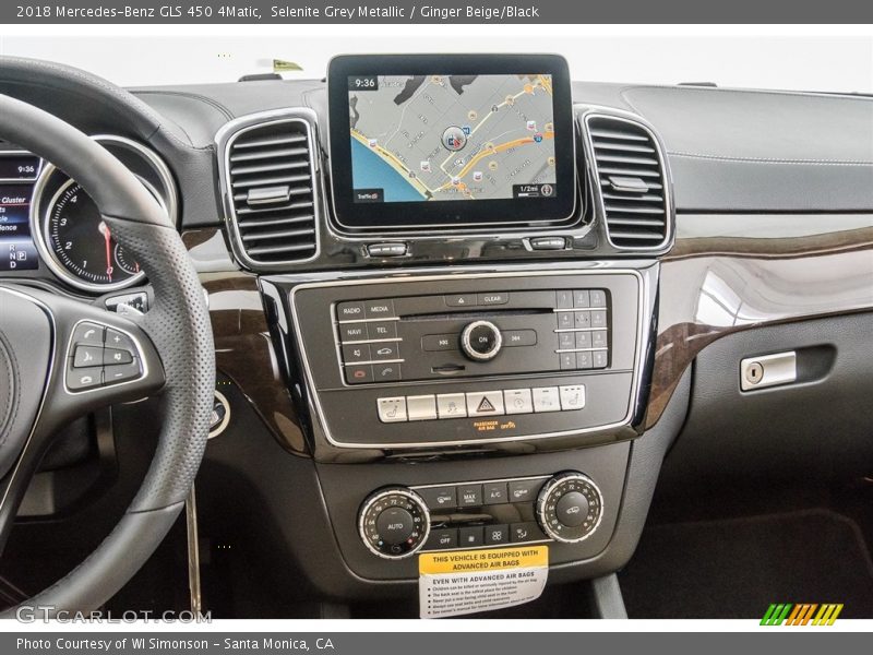 Selenite Grey Metallic / Ginger Beige/Black 2018 Mercedes-Benz GLS 450 4Matic