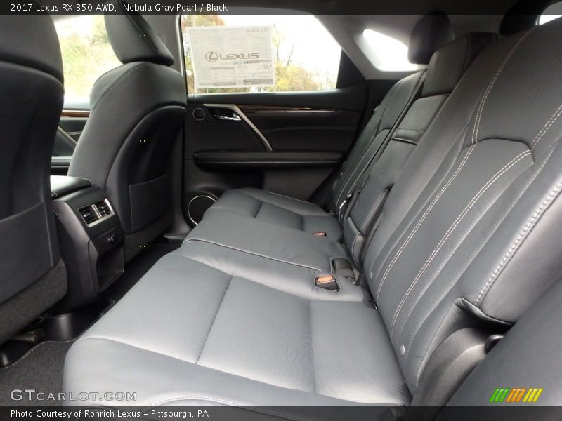 Nebula Gray Pearl / Black 2017 Lexus RX 350 AWD