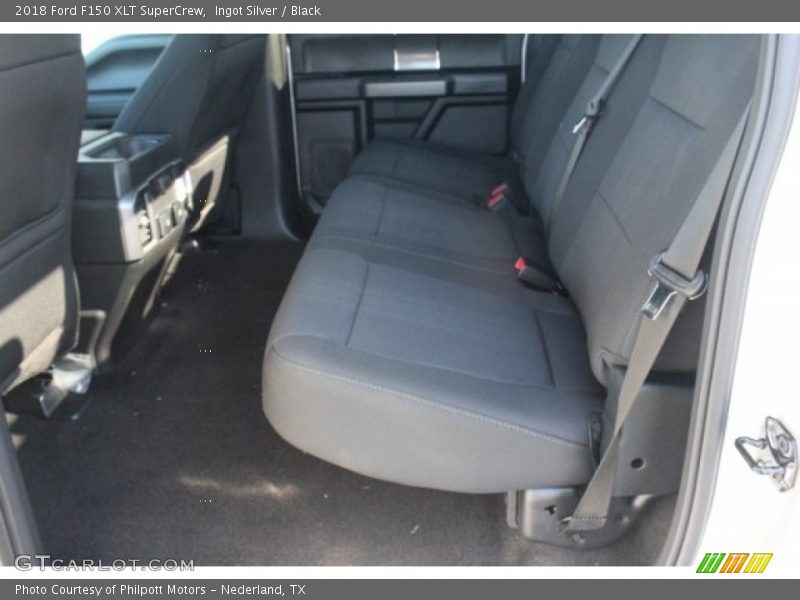 Ingot Silver / Black 2018 Ford F150 XLT SuperCrew