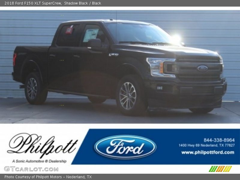 Shadow Black / Black 2018 Ford F150 XLT SuperCrew