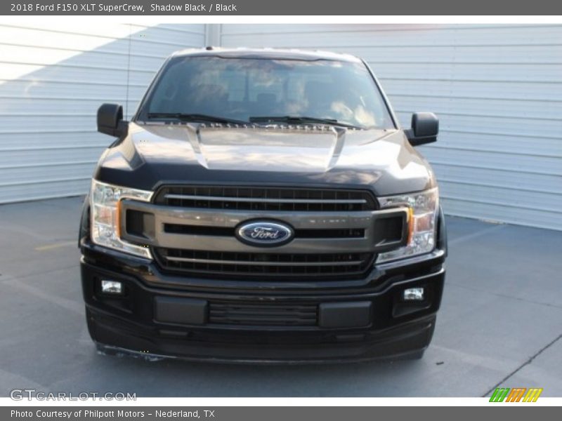 Shadow Black / Black 2018 Ford F150 XLT SuperCrew