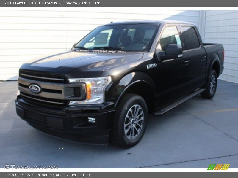 Shadow Black / Black 2018 Ford F150 XLT SuperCrew