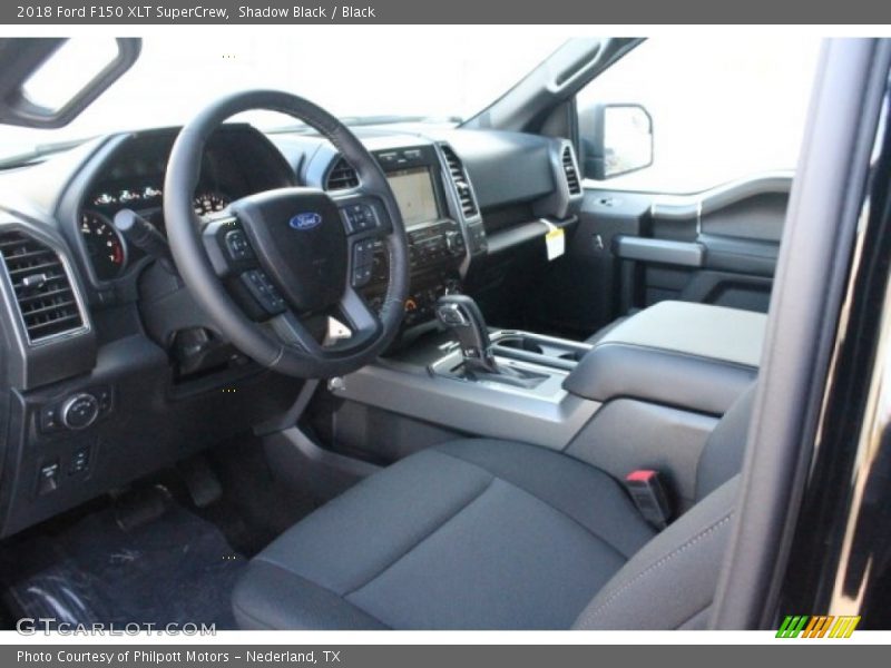 Shadow Black / Black 2018 Ford F150 XLT SuperCrew
