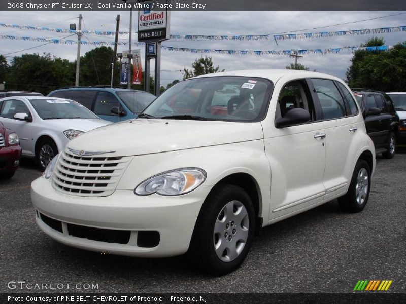 Cool Vanilla White / Pastel Slate Gray 2008 Chrysler PT Cruiser LX
