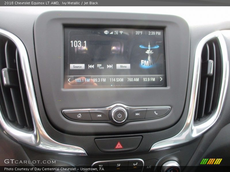 Ivy Metallic / Jet Black 2018 Chevrolet Equinox LT AWD