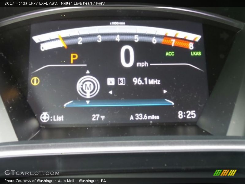 Molten Lava Pearl / Ivory 2017 Honda CR-V EX-L AWD