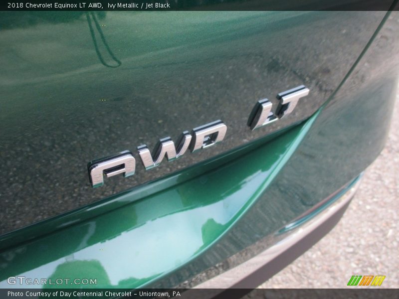 Ivy Metallic / Jet Black 2018 Chevrolet Equinox LT AWD