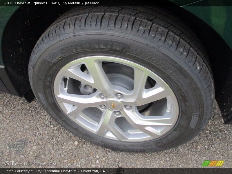 Ivy Metallic / Jet Black 2018 Chevrolet Equinox LT AWD