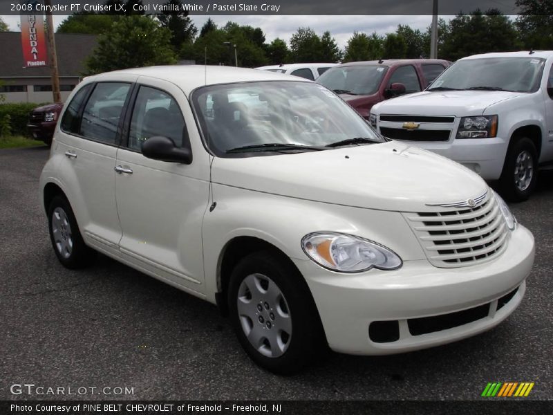 Cool Vanilla White / Pastel Slate Gray 2008 Chrysler PT Cruiser LX