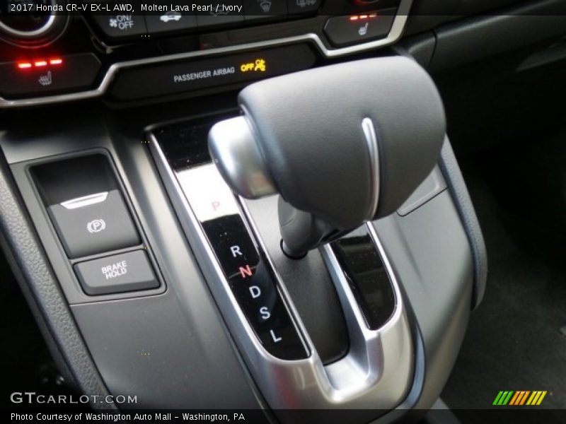 Molten Lava Pearl / Ivory 2017 Honda CR-V EX-L AWD