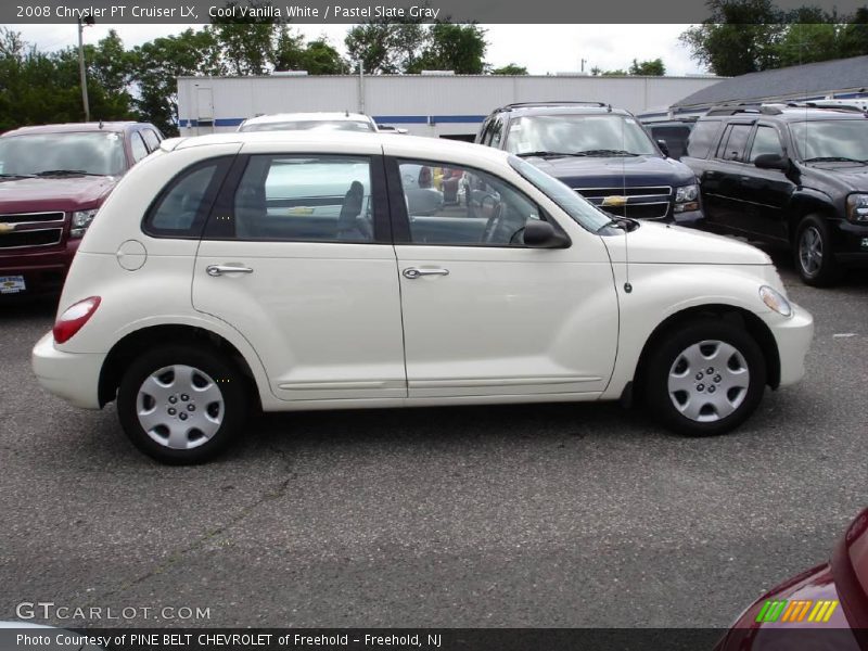 Cool Vanilla White / Pastel Slate Gray 2008 Chrysler PT Cruiser LX
